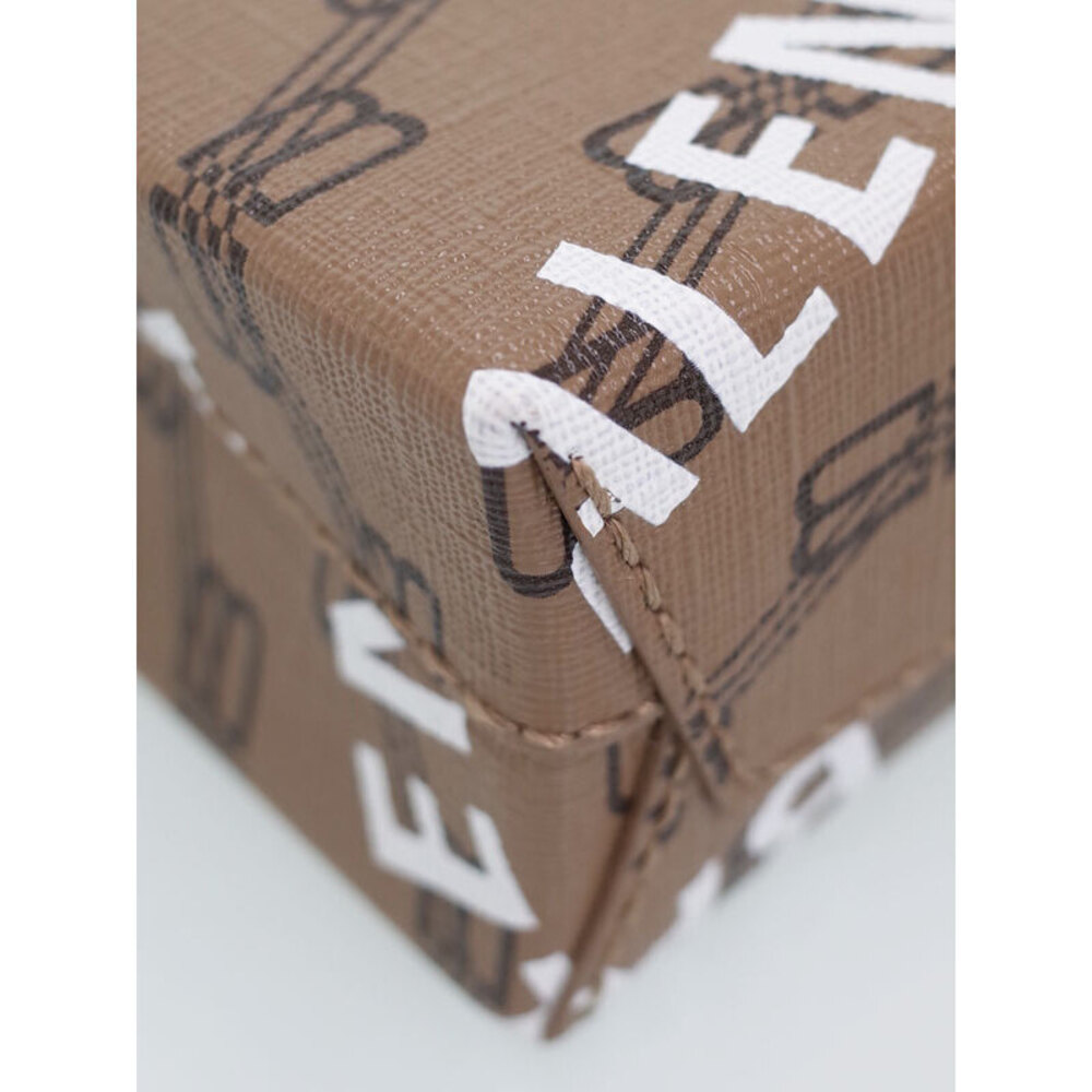 Balenciaga Shopping bag leather all over monogram Brown - Picture 4 of 9